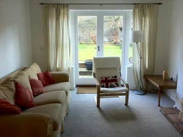 Patio doors to garden